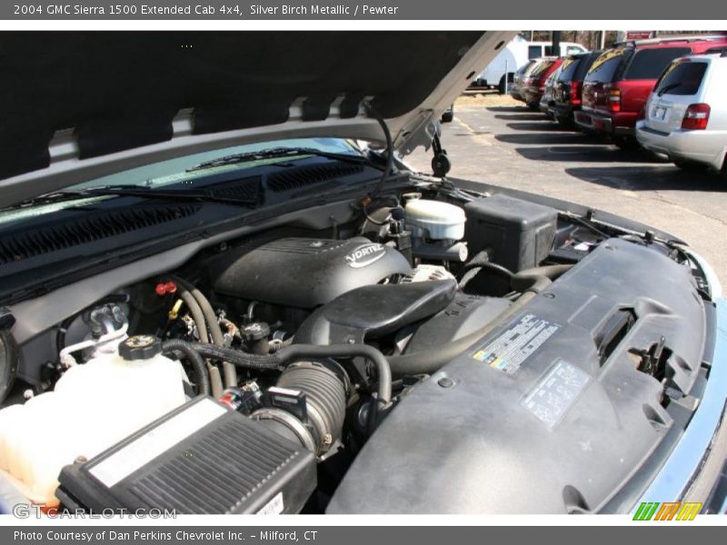 Silver Birch Metallic / Pewter 2004 GMC Sierra 1500 Extended Cab 4x4