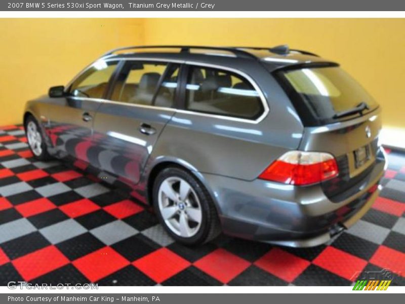 Titanium Grey Metallic / Grey 2007 BMW 5 Series 530xi Sport Wagon