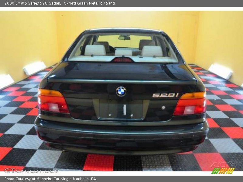 Oxford Green Metallic / Sand 2000 BMW 5 Series 528i Sedan