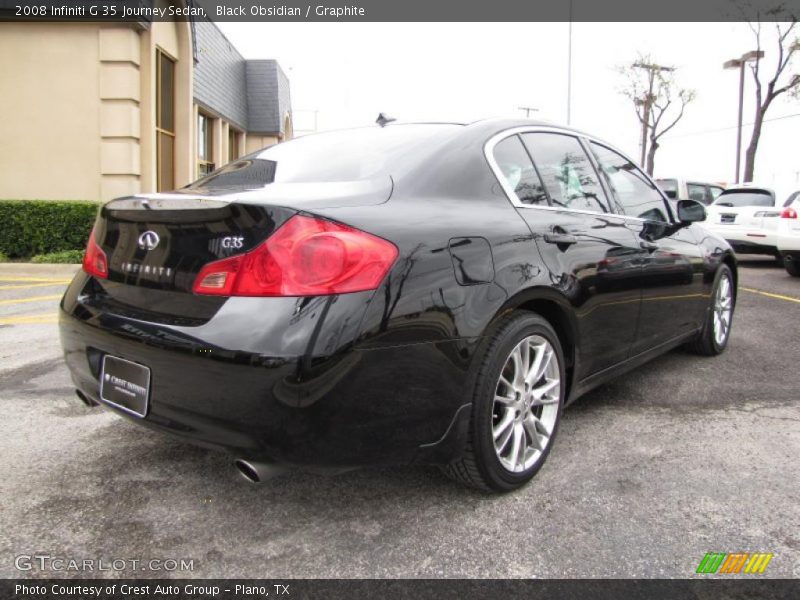 Black Obsidian / Graphite 2008 Infiniti G 35 Journey Sedan