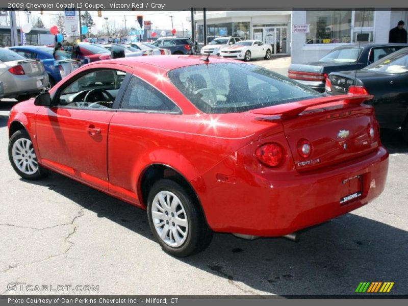 Victory Red / Gray 2009 Chevrolet Cobalt LS Coupe