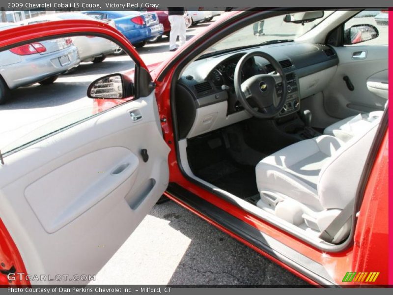 Victory Red / Gray 2009 Chevrolet Cobalt LS Coupe