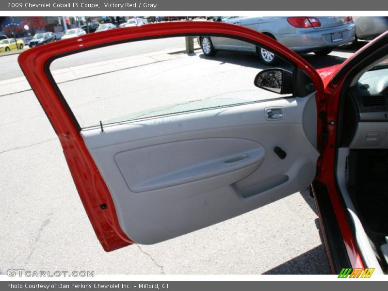 Victory Red / Gray 2009 Chevrolet Cobalt LS Coupe