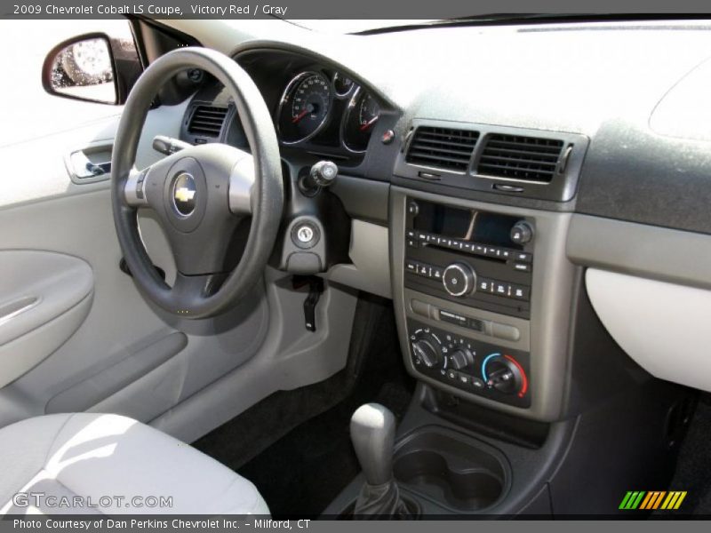 Victory Red / Gray 2009 Chevrolet Cobalt LS Coupe