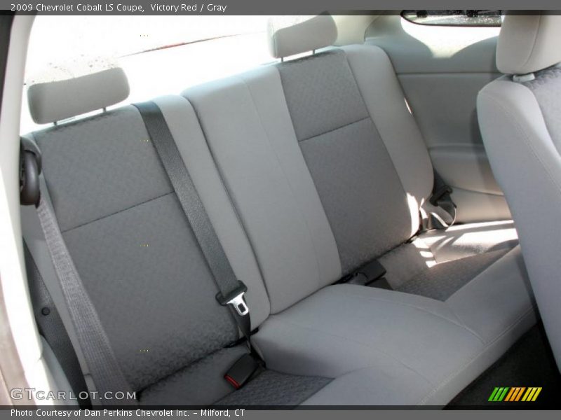 Victory Red / Gray 2009 Chevrolet Cobalt LS Coupe