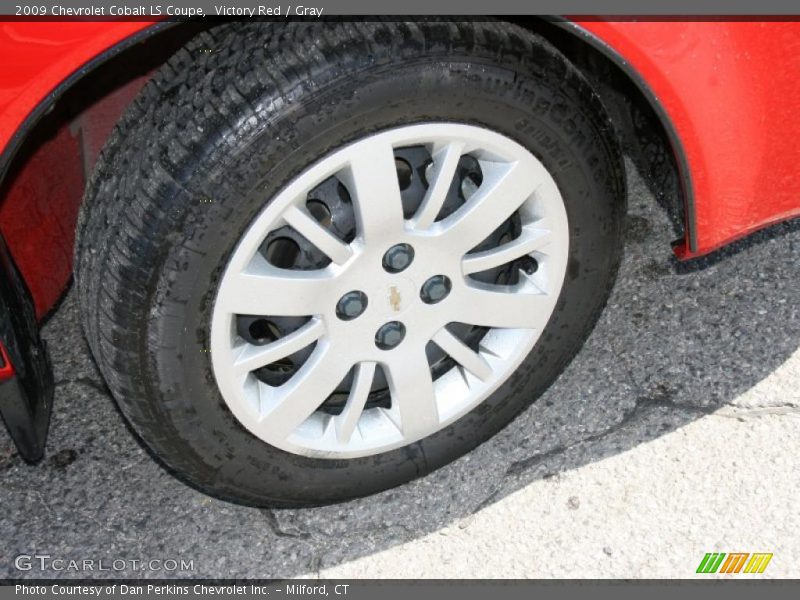 Victory Red / Gray 2009 Chevrolet Cobalt LS Coupe