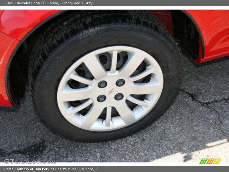 Victory Red / Gray 2009 Chevrolet Cobalt LS Coupe