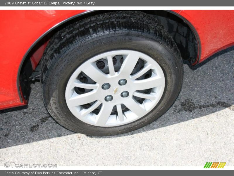 Victory Red / Gray 2009 Chevrolet Cobalt LS Coupe
