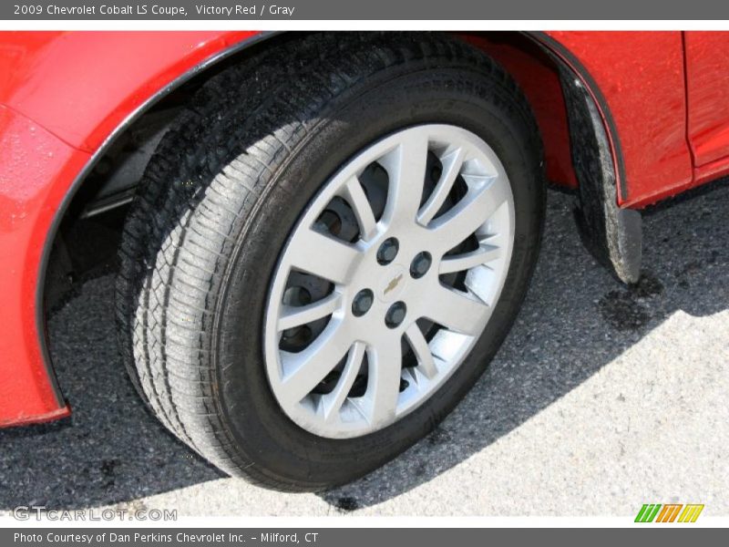 Victory Red / Gray 2009 Chevrolet Cobalt LS Coupe