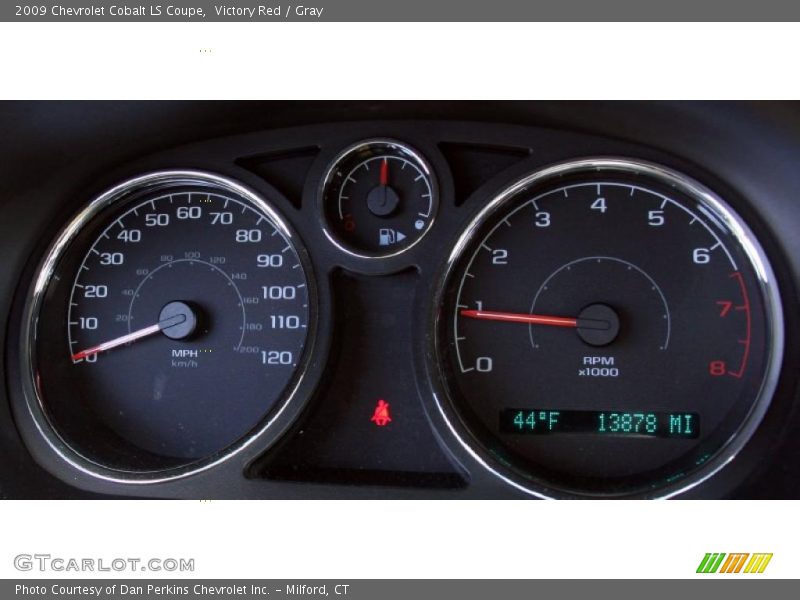 Victory Red / Gray 2009 Chevrolet Cobalt LS Coupe