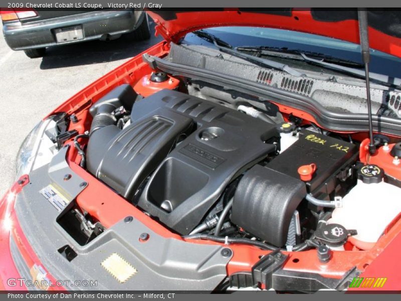 Victory Red / Gray 2009 Chevrolet Cobalt LS Coupe