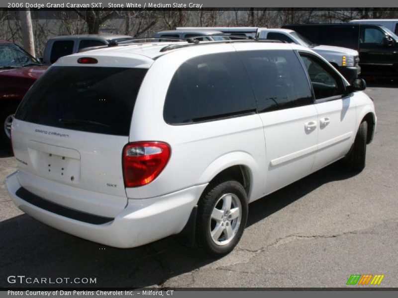Stone White / Medium Slate Gray 2006 Dodge Grand Caravan SXT