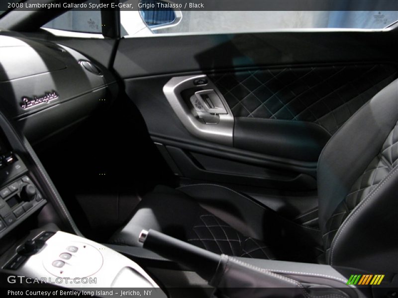 Grigio Thalasso / Black 2008 Lamborghini Gallardo Spyder E-Gear