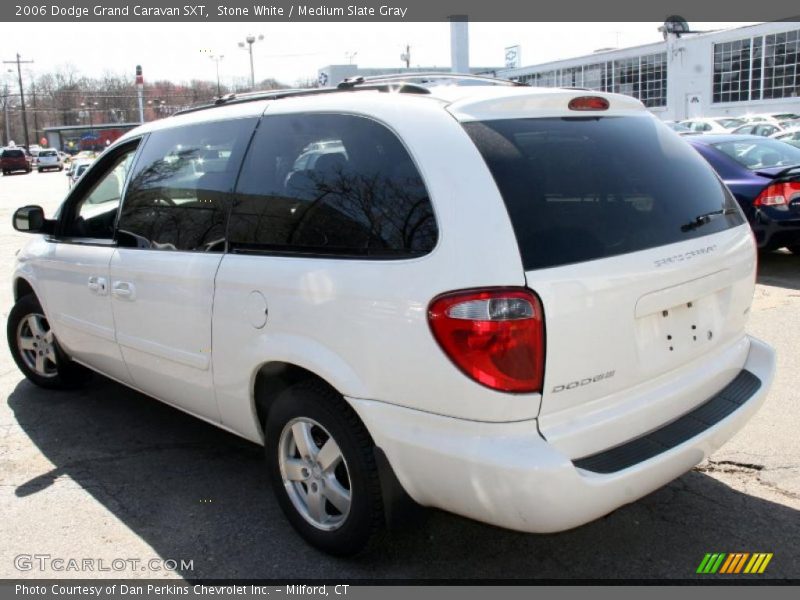 Stone White / Medium Slate Gray 2006 Dodge Grand Caravan SXT