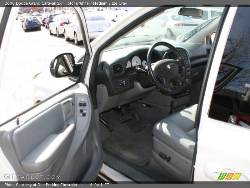 Stone White / Medium Slate Gray 2006 Dodge Grand Caravan SXT