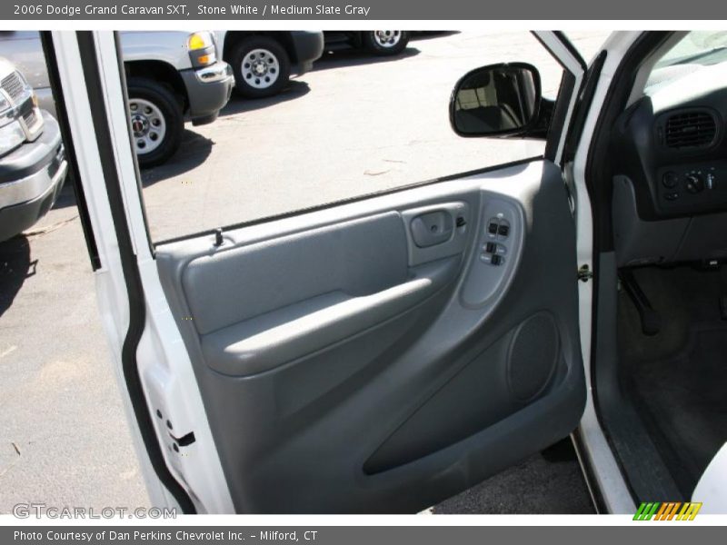 Stone White / Medium Slate Gray 2006 Dodge Grand Caravan SXT