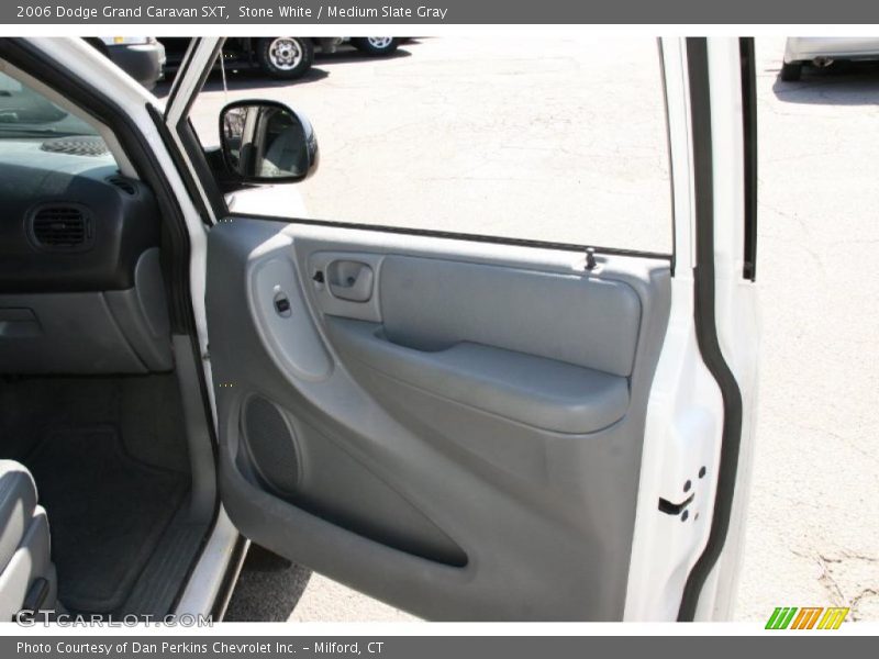 Stone White / Medium Slate Gray 2006 Dodge Grand Caravan SXT