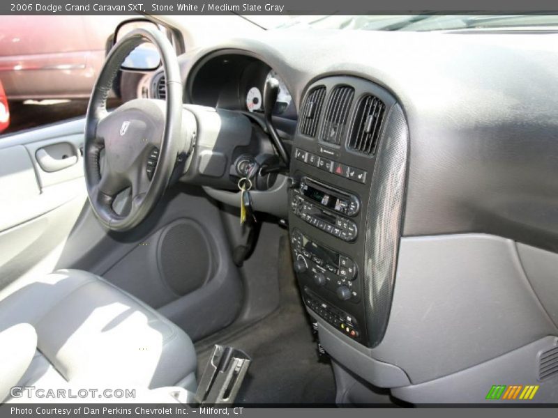 Stone White / Medium Slate Gray 2006 Dodge Grand Caravan SXT