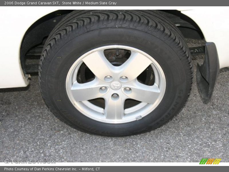 Stone White / Medium Slate Gray 2006 Dodge Grand Caravan SXT