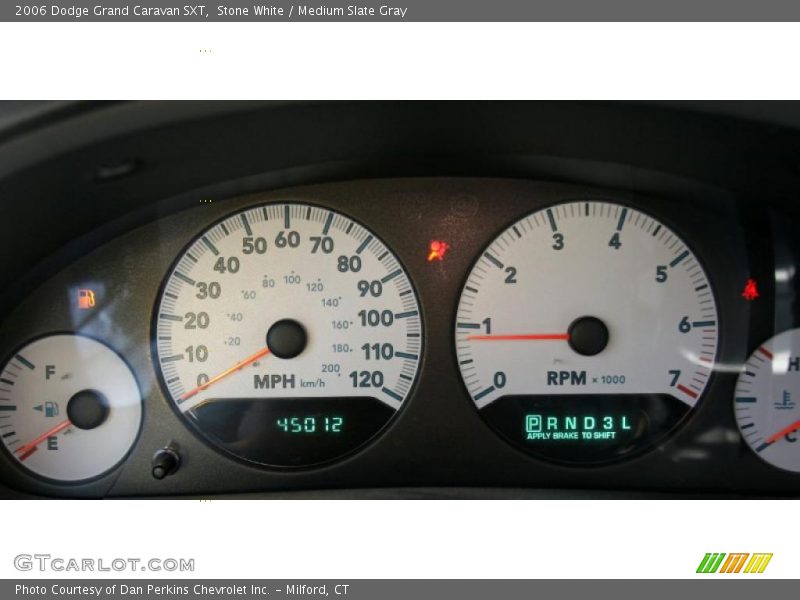 Stone White / Medium Slate Gray 2006 Dodge Grand Caravan SXT