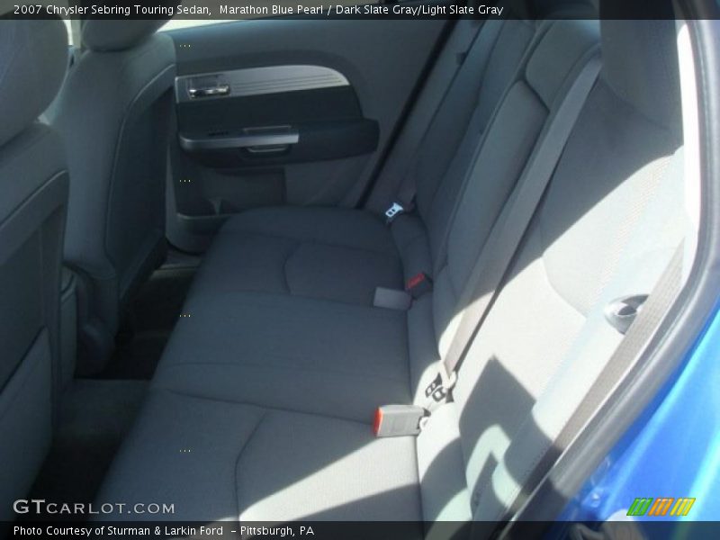 Marathon Blue Pearl / Dark Slate Gray/Light Slate Gray 2007 Chrysler Sebring Touring Sedan