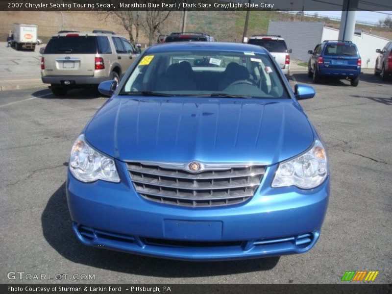Marathon Blue Pearl / Dark Slate Gray/Light Slate Gray 2007 Chrysler Sebring Touring Sedan