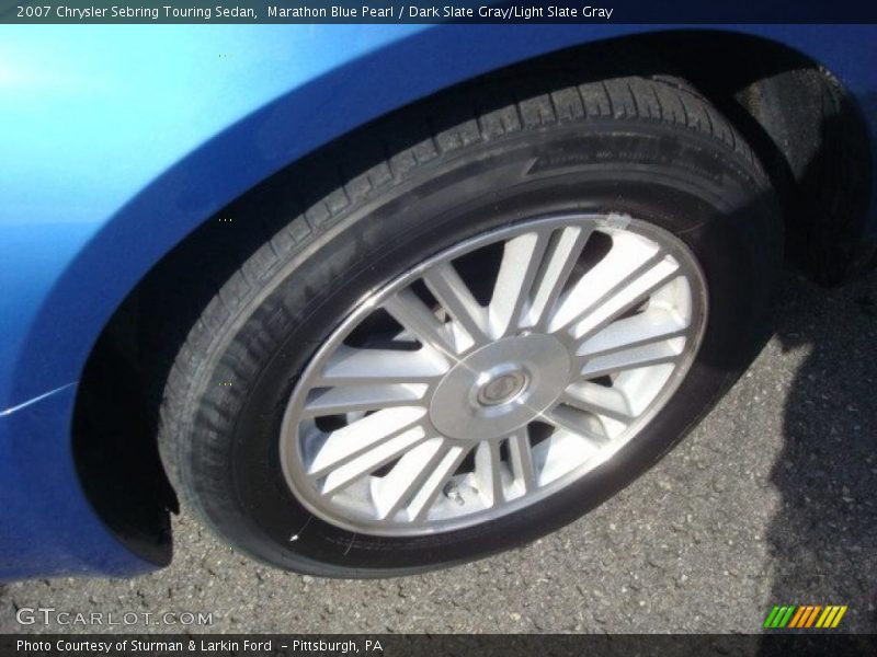 Marathon Blue Pearl / Dark Slate Gray/Light Slate Gray 2007 Chrysler Sebring Touring Sedan