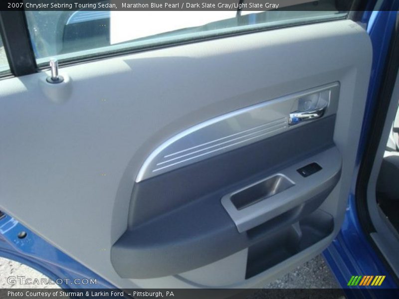 Marathon Blue Pearl / Dark Slate Gray/Light Slate Gray 2007 Chrysler Sebring Touring Sedan