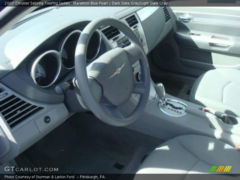 Marathon Blue Pearl / Dark Slate Gray/Light Slate Gray 2007 Chrysler Sebring Touring Sedan