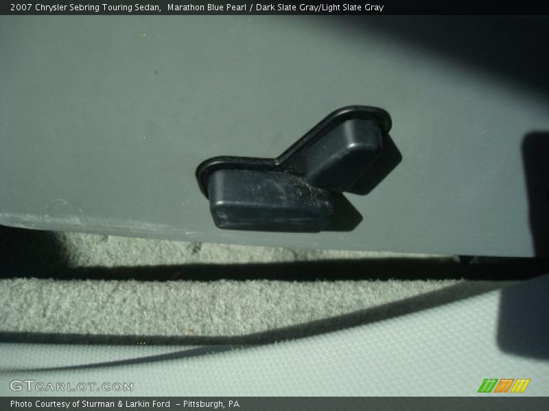 Marathon Blue Pearl / Dark Slate Gray/Light Slate Gray 2007 Chrysler Sebring Touring Sedan