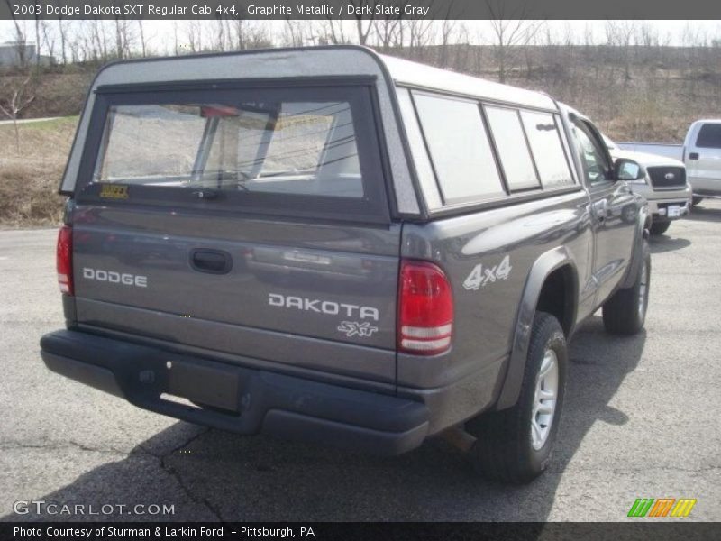 Graphite Metallic / Dark Slate Gray 2003 Dodge Dakota SXT Regular Cab 4x4