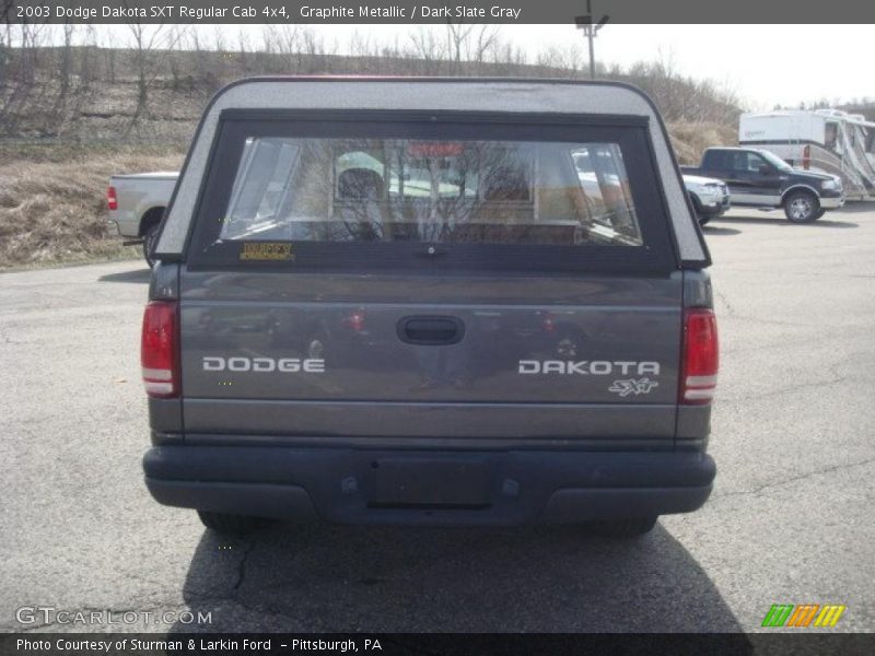 Graphite Metallic / Dark Slate Gray 2003 Dodge Dakota SXT Regular Cab 4x4