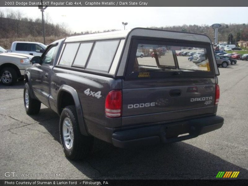Graphite Metallic / Dark Slate Gray 2003 Dodge Dakota SXT Regular Cab 4x4