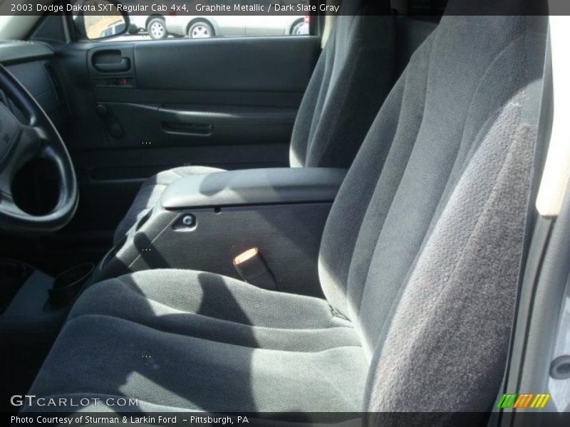 Graphite Metallic / Dark Slate Gray 2003 Dodge Dakota SXT Regular Cab 4x4