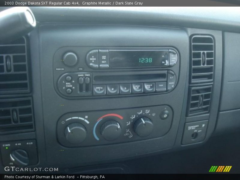 Graphite Metallic / Dark Slate Gray 2003 Dodge Dakota SXT Regular Cab 4x4