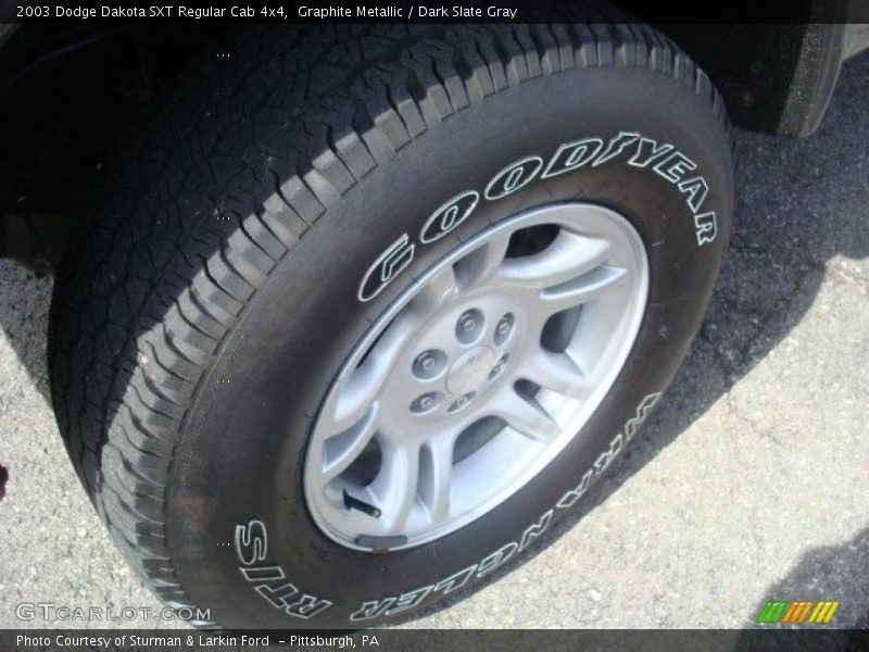Graphite Metallic / Dark Slate Gray 2003 Dodge Dakota SXT Regular Cab 4x4