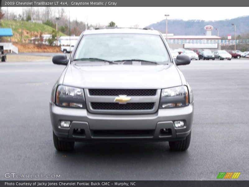 Graystone Metallic / Gray 2009 Chevrolet TrailBlazer LT 4x4