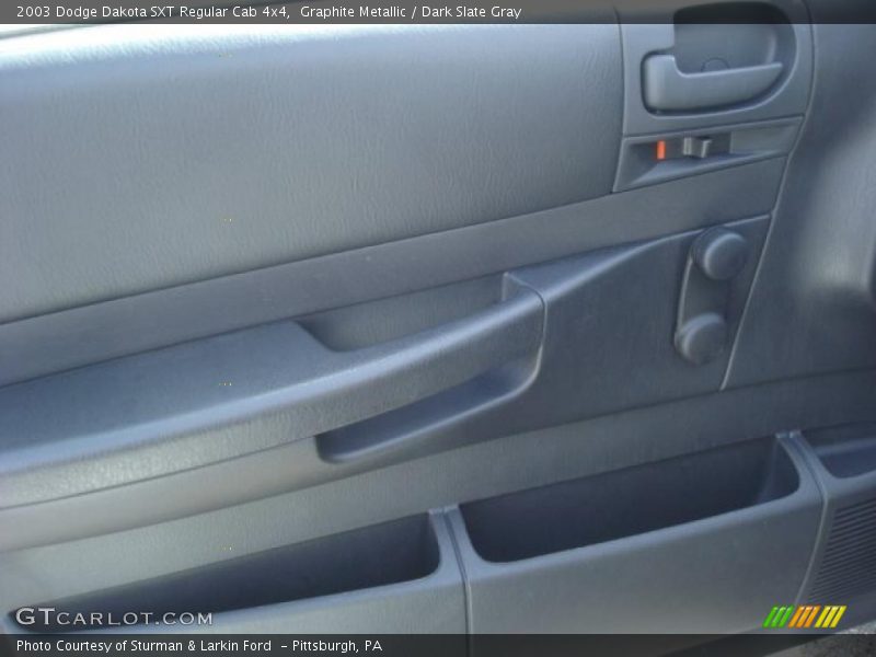 Graphite Metallic / Dark Slate Gray 2003 Dodge Dakota SXT Regular Cab 4x4