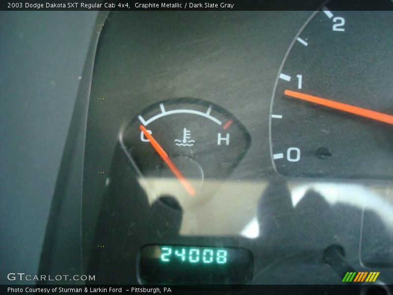 Graphite Metallic / Dark Slate Gray 2003 Dodge Dakota SXT Regular Cab 4x4