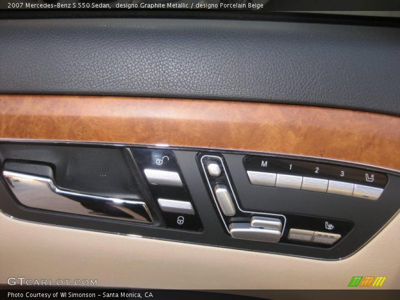 designo Graphite Metallic / designo Porcelain Beige 2007 Mercedes-Benz S 550 Sedan