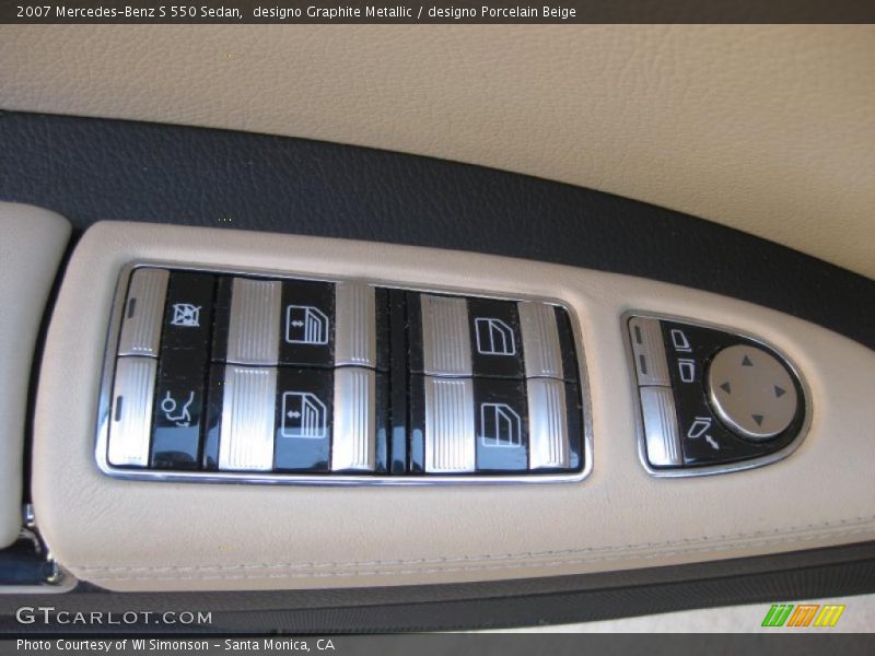designo Graphite Metallic / designo Porcelain Beige 2007 Mercedes-Benz S 550 Sedan