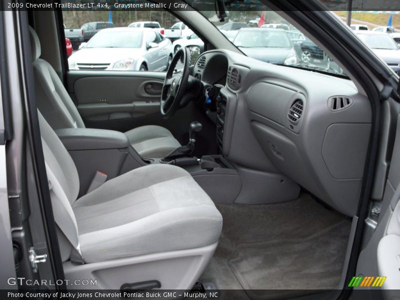 Graystone Metallic / Gray 2009 Chevrolet TrailBlazer LT 4x4