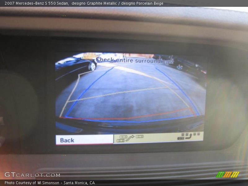 designo Graphite Metallic / designo Porcelain Beige 2007 Mercedes-Benz S 550 Sedan