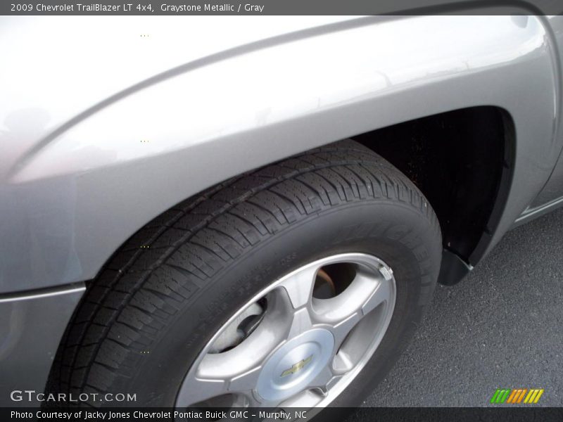 Graystone Metallic / Gray 2009 Chevrolet TrailBlazer LT 4x4