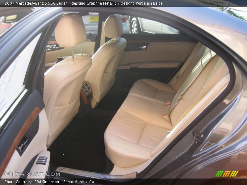 designo Graphite Metallic / designo Porcelain Beige 2007 Mercedes-Benz S 550 Sedan