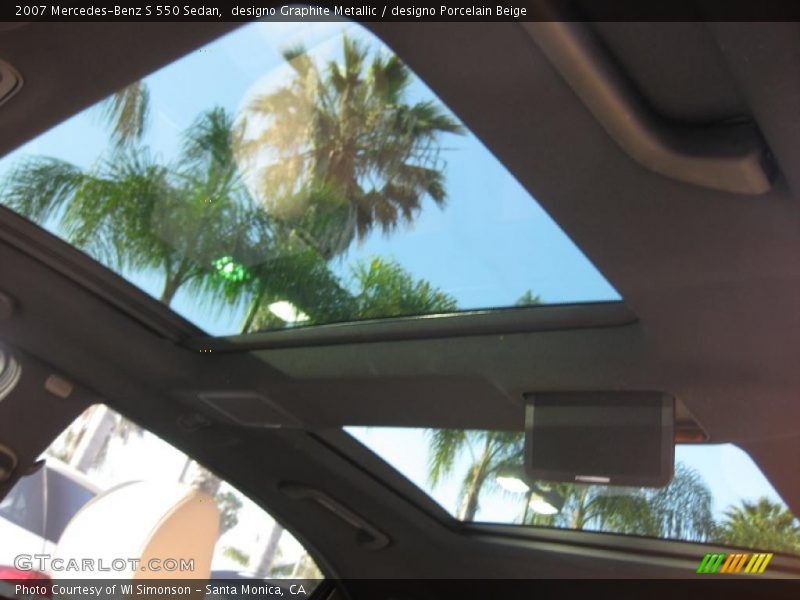 designo Graphite Metallic / designo Porcelain Beige 2007 Mercedes-Benz S 550 Sedan