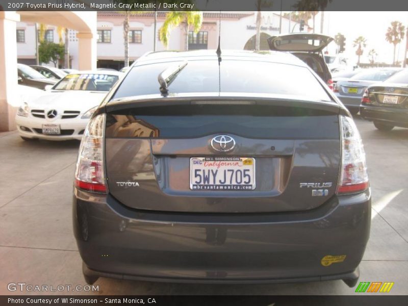 Magnetic Gray Metallic / Dark Gray 2007 Toyota Prius Hybrid
