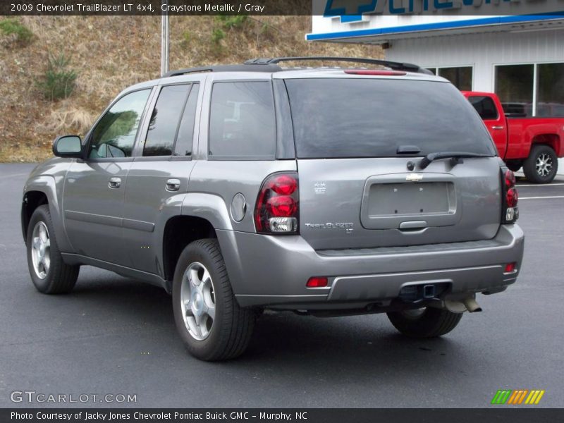 Graystone Metallic / Gray 2009 Chevrolet TrailBlazer LT 4x4