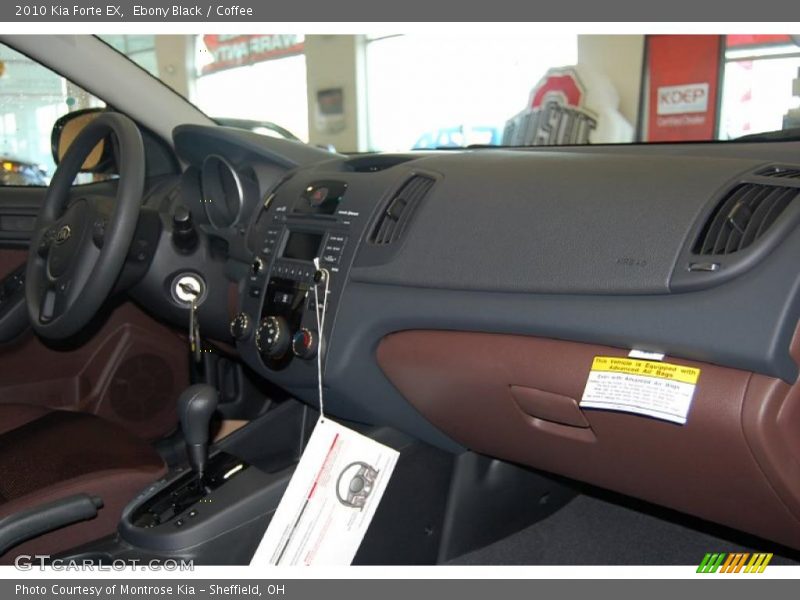 Ebony Black / Coffee 2010 Kia Forte EX