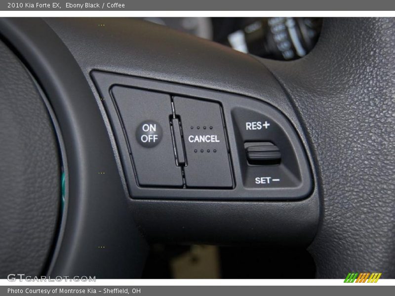 Ebony Black / Coffee 2010 Kia Forte EX